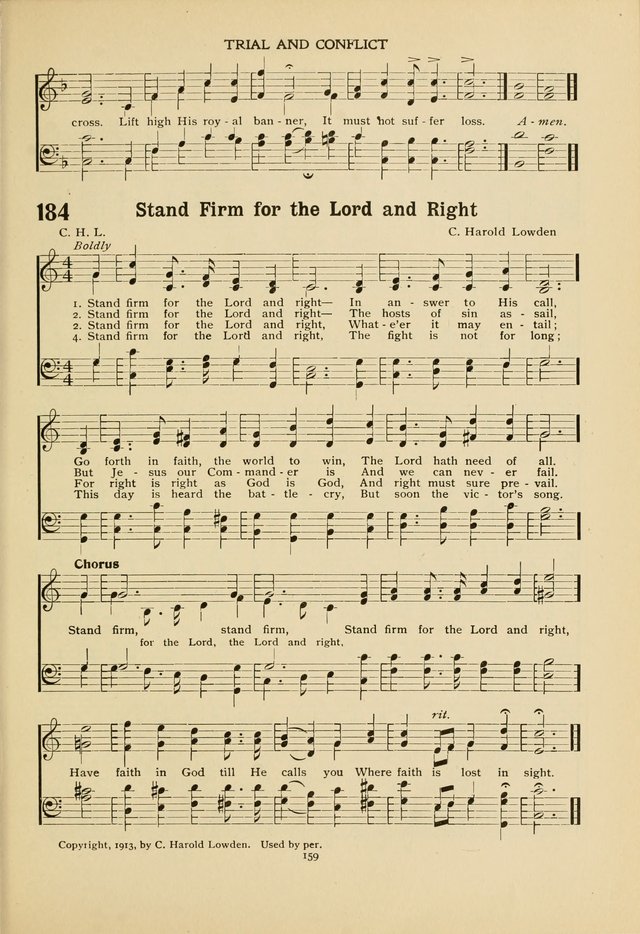The Church School Hymnal page 159