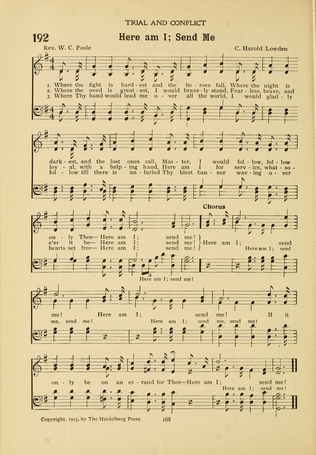 The Church School Hymnal page 168