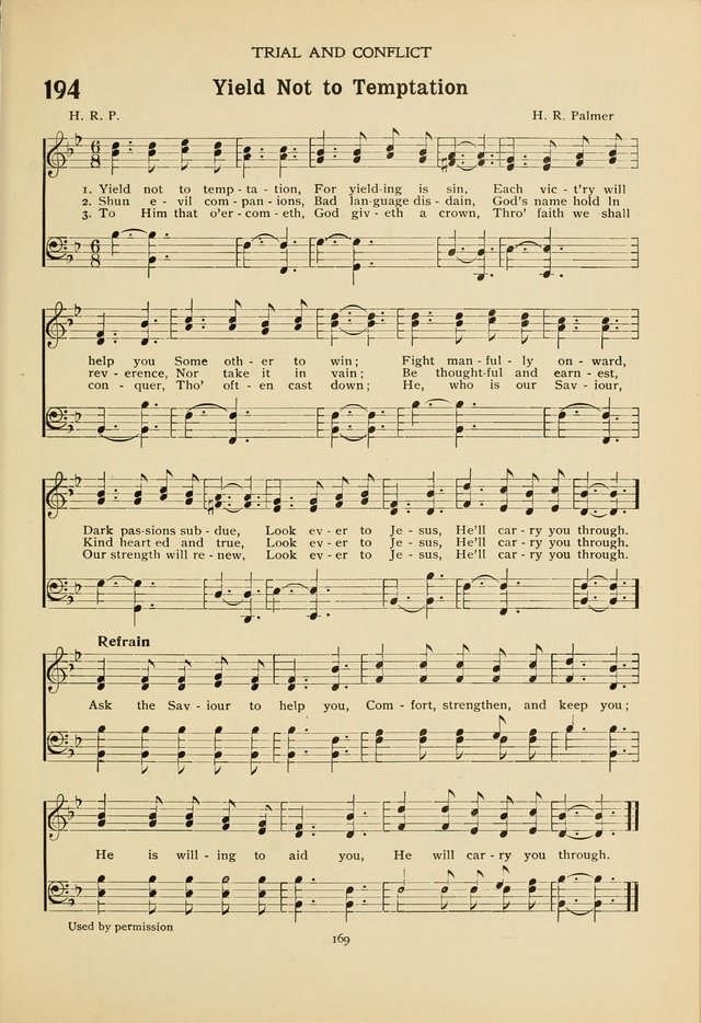 The Church School Hymnal page 169