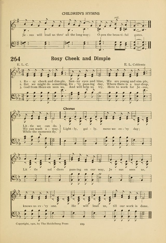 The Church School Hymnal page 229