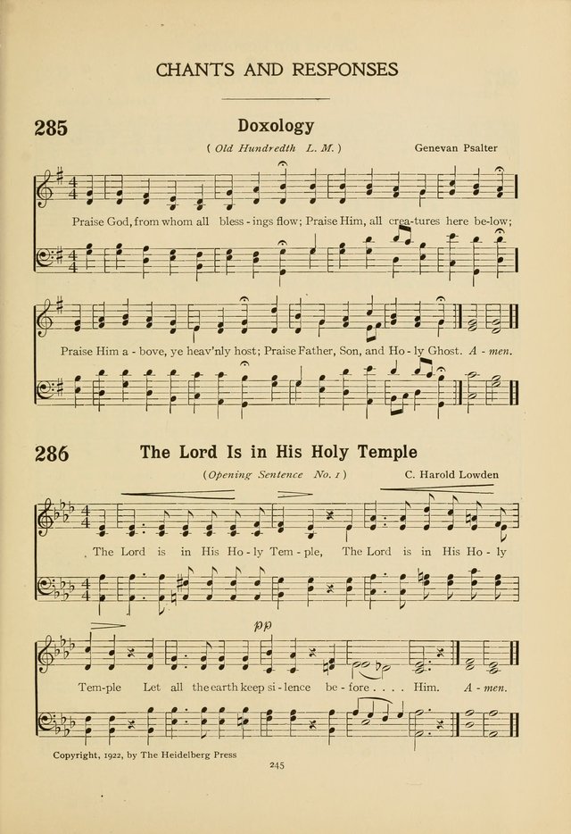The Church School Hymnal page 245