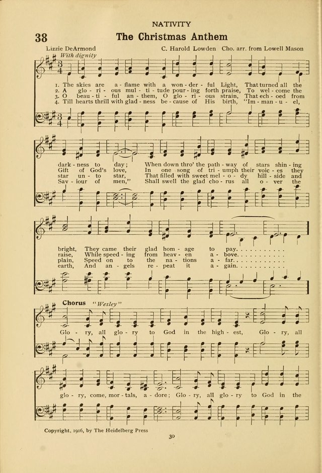 The Church School Hymnal page 30