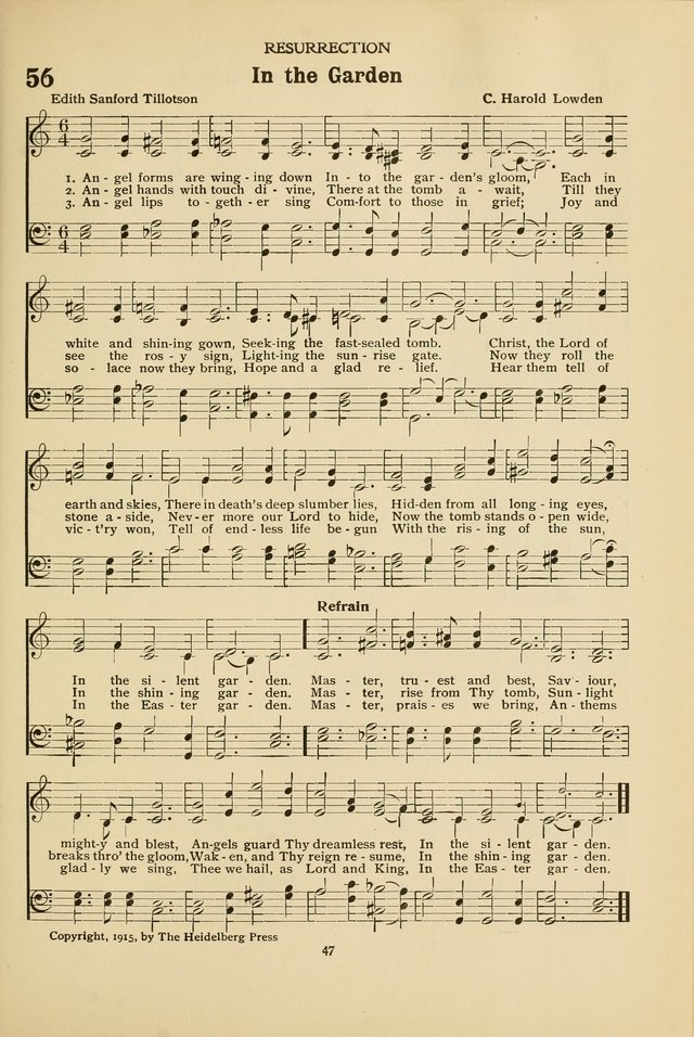 The Church School Hymnal page 47
