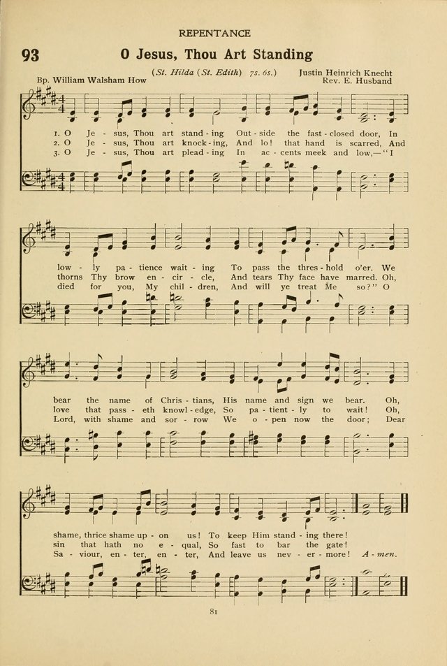 The Church School Hymnal page 81