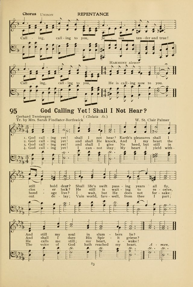 The Church School Hymnal page 83