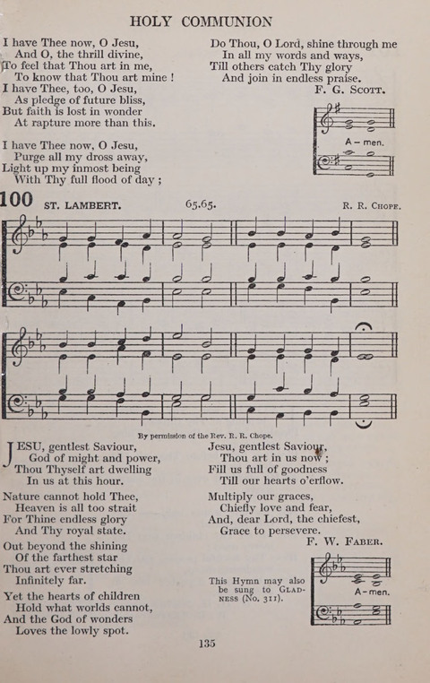 The Church and School Hymnal page 135