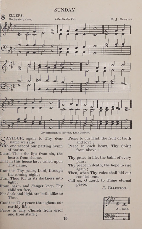 The Church and School Hymnal page 19