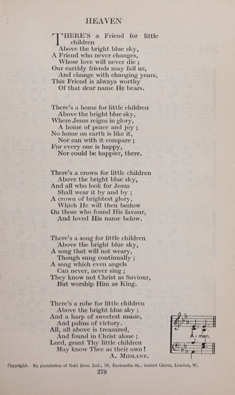 The Church and School Hymnal page 279