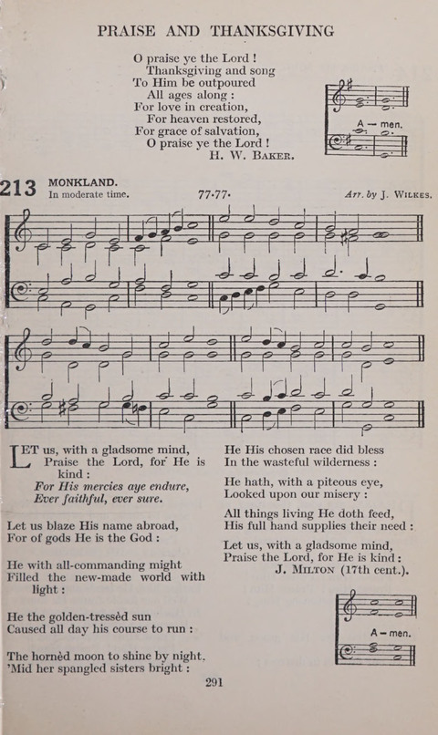 The Church and School Hymnal page 291