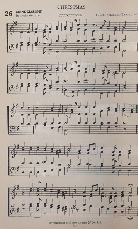 The Church and School Hymnal page 30