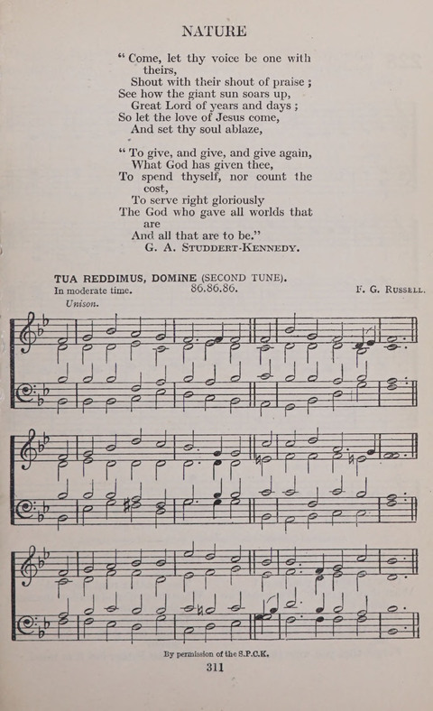 The Church and School Hymnal page 311
