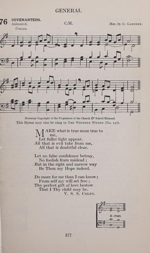 The Church and School Hymnal page 377
