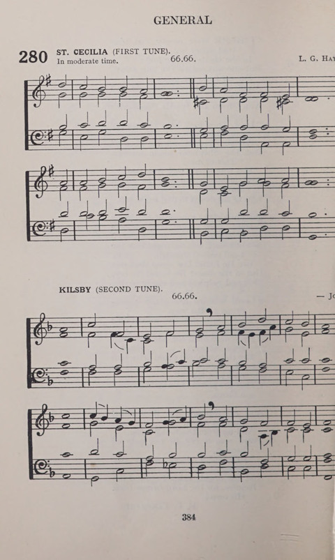 The Church and School Hymnal page 384