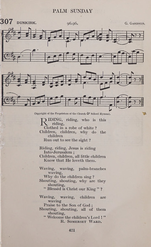 The Church and School Hymnal page 421