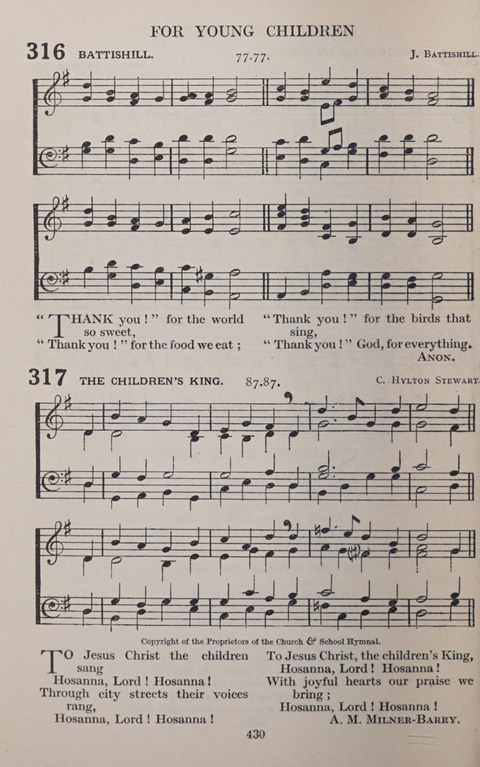 The Church and School Hymnal page 430