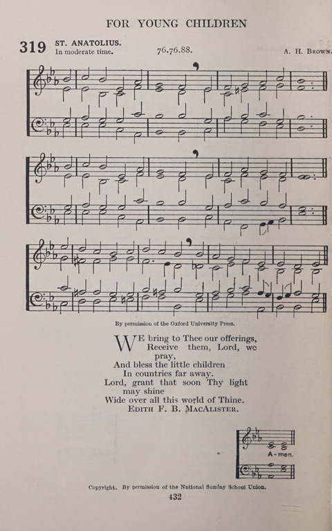 The Church and School Hymnal page 432
