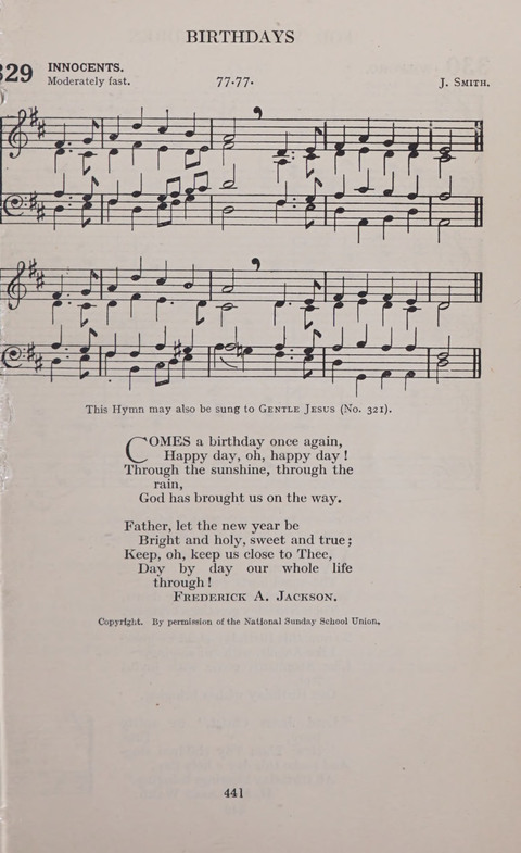 The Church and School Hymnal page 441
