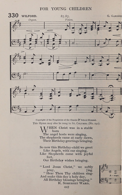 The Church and School Hymnal page 442