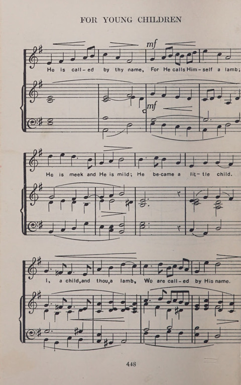The Church and School Hymnal page 448