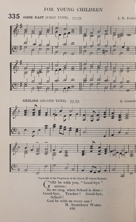 The Church and School Hymnal page 450