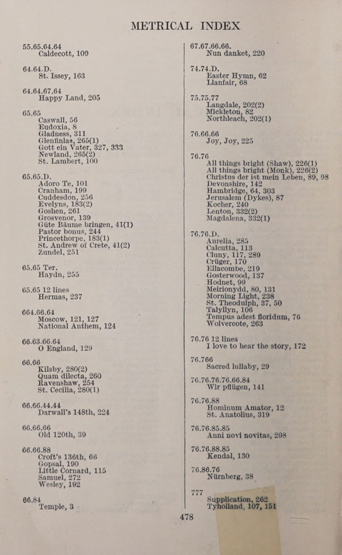 The Church and School Hymnal page 478