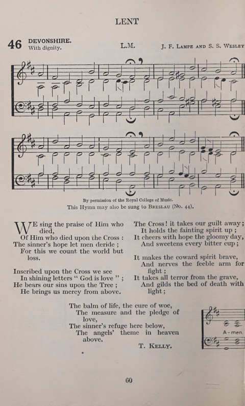 The Church and School Hymnal page 60