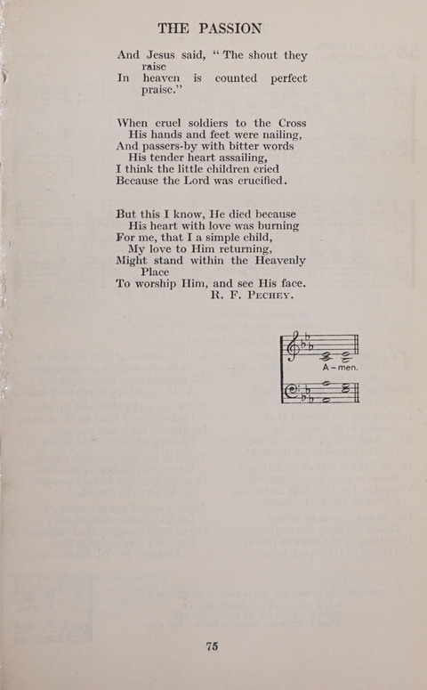 The Church and School Hymnal page 75