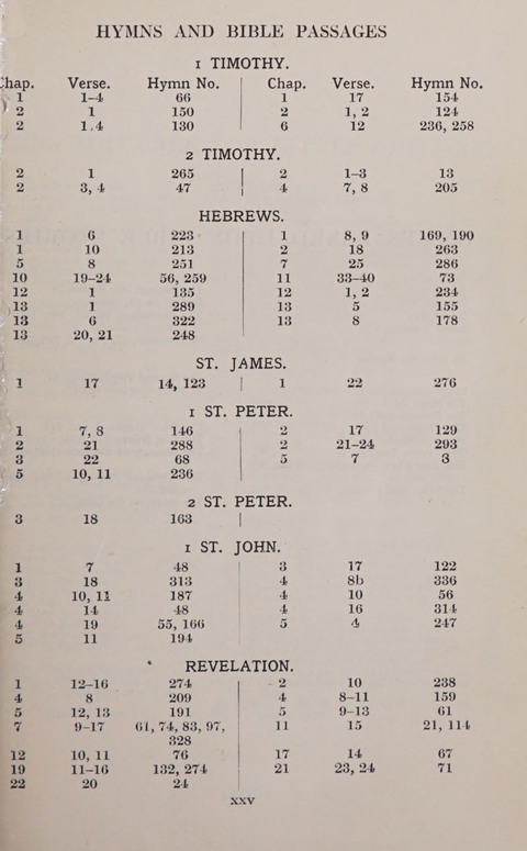 The Church and School Hymnal page xxx