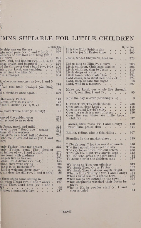 The Church and School Hymnal page xxxii