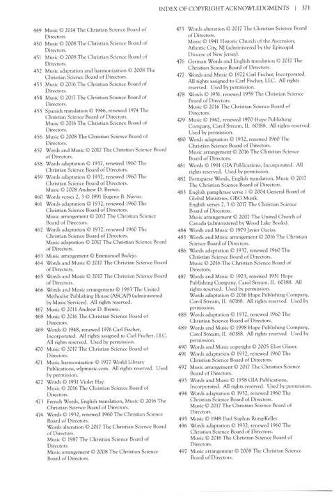 Christian Science Hymnal: Hymns 430-603 page 365