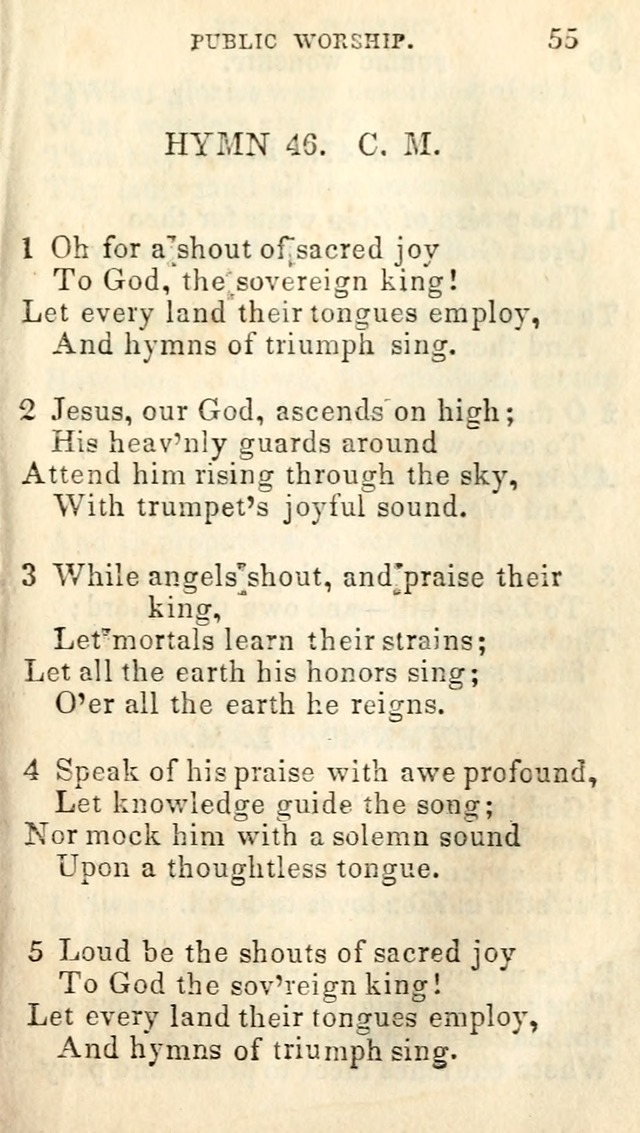 A Collection of Sacred Hymns, for the Church of Jesus Christ of Latter Day Saints page 57