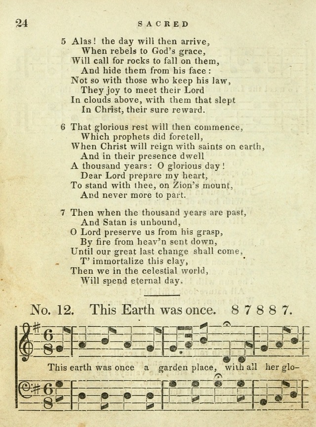 A Collection of Sacred Hymns for the use of the Latter-Day Saints page 24