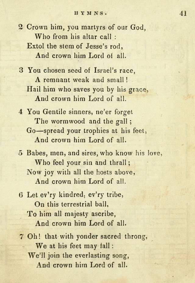 A Collection of Sacred Hymns for the use of the Latter-Day Saints page 41