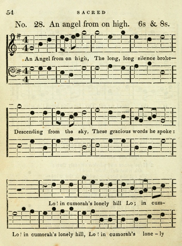 A Collection of Sacred Hymns for the use of the Latter-Day Saints page 54
