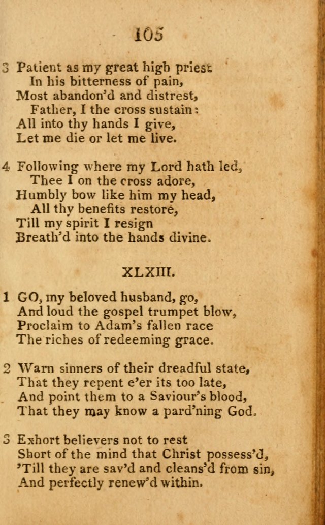A Choice Selection of Hymns and Spiritual Songs: designed for the use of  the pious page 107
