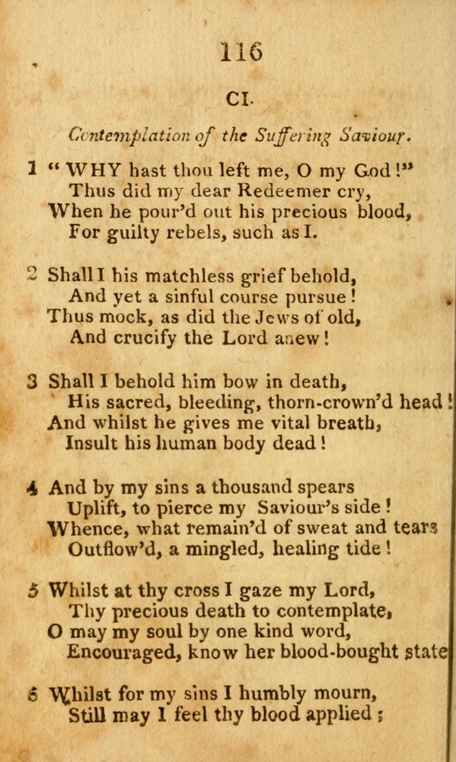 A Choice Selection of Hymns and Spiritual Songs: designed for the use of  the pious page 118