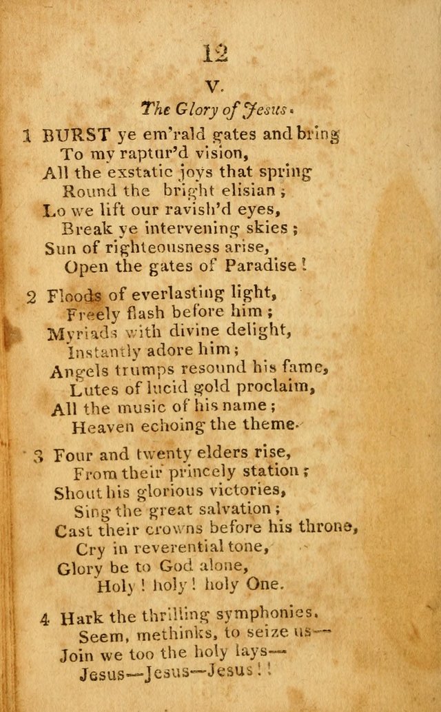 A Choice Selection of Hymns and Spiritual Songs: designed for the use of  the pious page 12