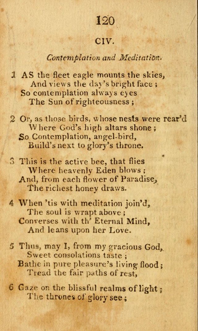 A Choice Selection of Hymns and Spiritual Songs: designed for the use of  the pious page 122