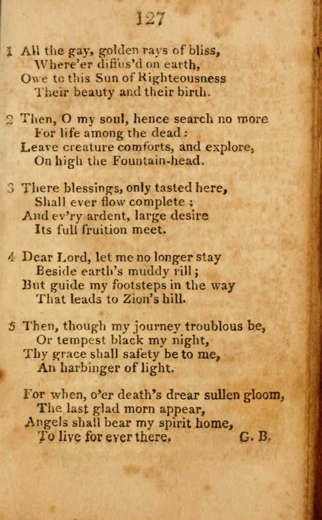 A Choice Selection of Hymns and Spiritual Songs: designed for the use of  the pious page 129