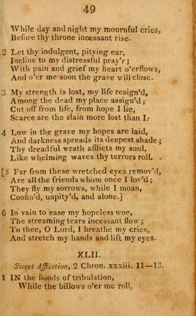 A Choice Selection of Hymns and Spiritual Songs: designed for the use of  the pious page 51