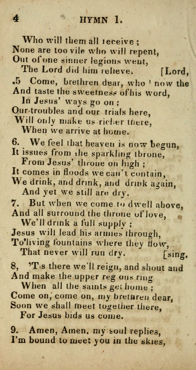 A Choice Selection of Hymns and Spiritual Songs, Designed to Aid in the Devotions of Prayer, Conference, and Camp-Meetings page 11