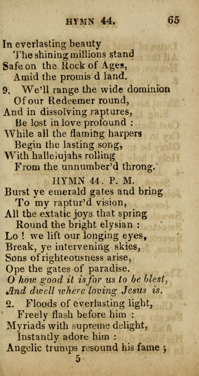 A Choice Selection of Hymns and Spiritual Songs, Designed to Aid in the Devotions of Prayer, Conference, and Camp-Meetings page 74