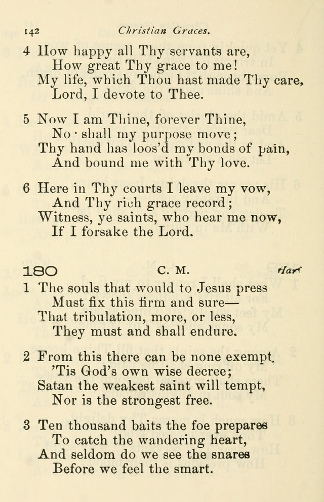 A Choice Selection of Hymns and Spiritual Songs for the use of the Baptist Church and all lovers of song page 145