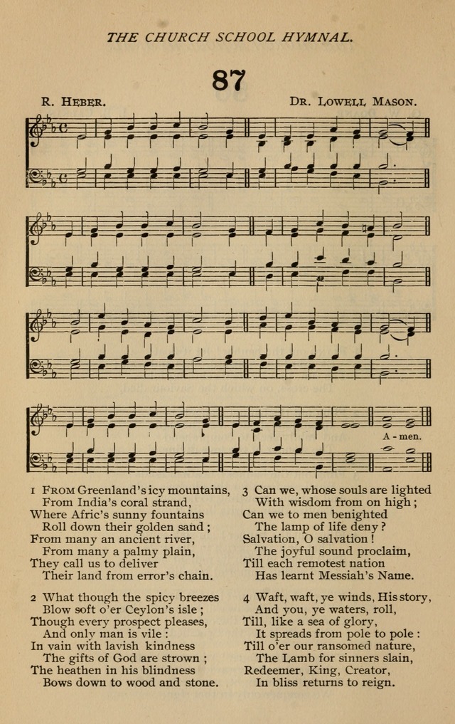 The Church School Hymnal with Tunes page 107