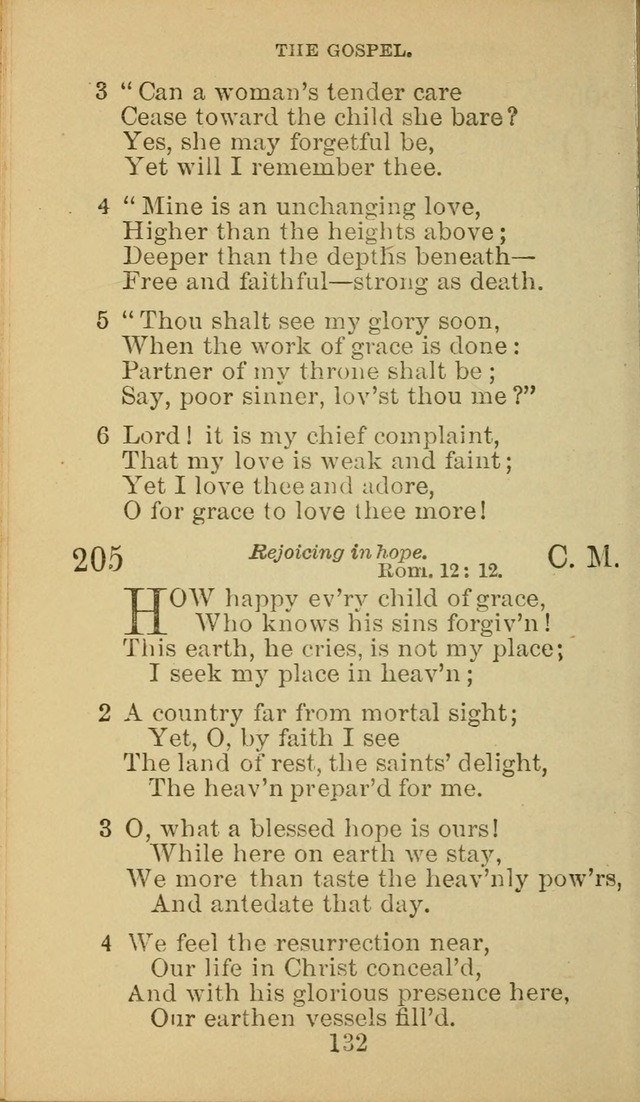 A Collection of Spiritual Hymns: adapted to the Various Kinds of Christian Worship, and especially designed for the use of the Brethren in Christ. 2nd ed. page 134