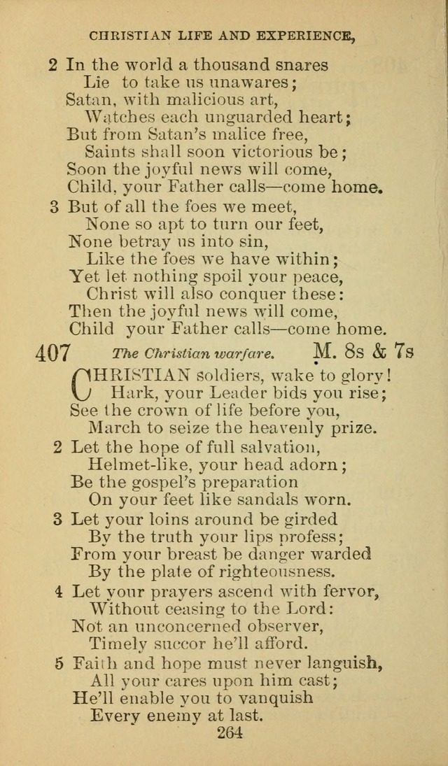A Collection of Spiritual Hymns: adapted to the Various Kinds of Christian Worship, and especially designed for the use of the Brethren in Christ. 2nd ed. page 266