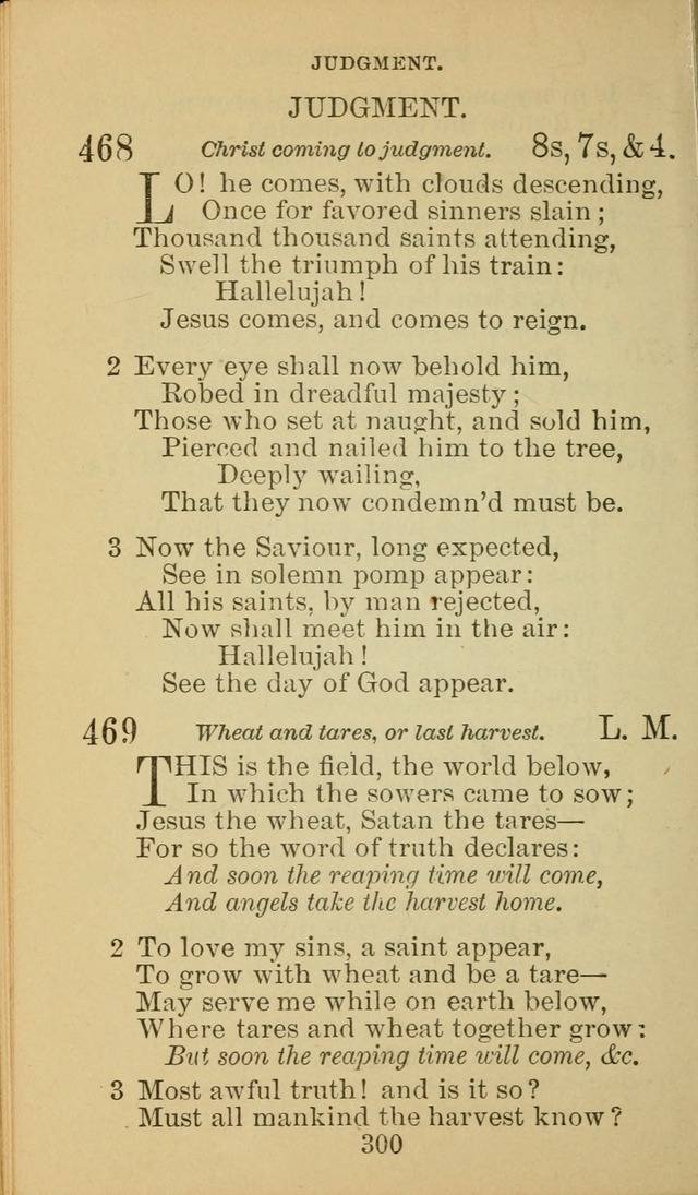 A Collection of Spiritual Hymns: adapted to the Various Kinds of Christian Worship, and especially designed for the use of the Brethren in Christ. 2nd ed. page 302