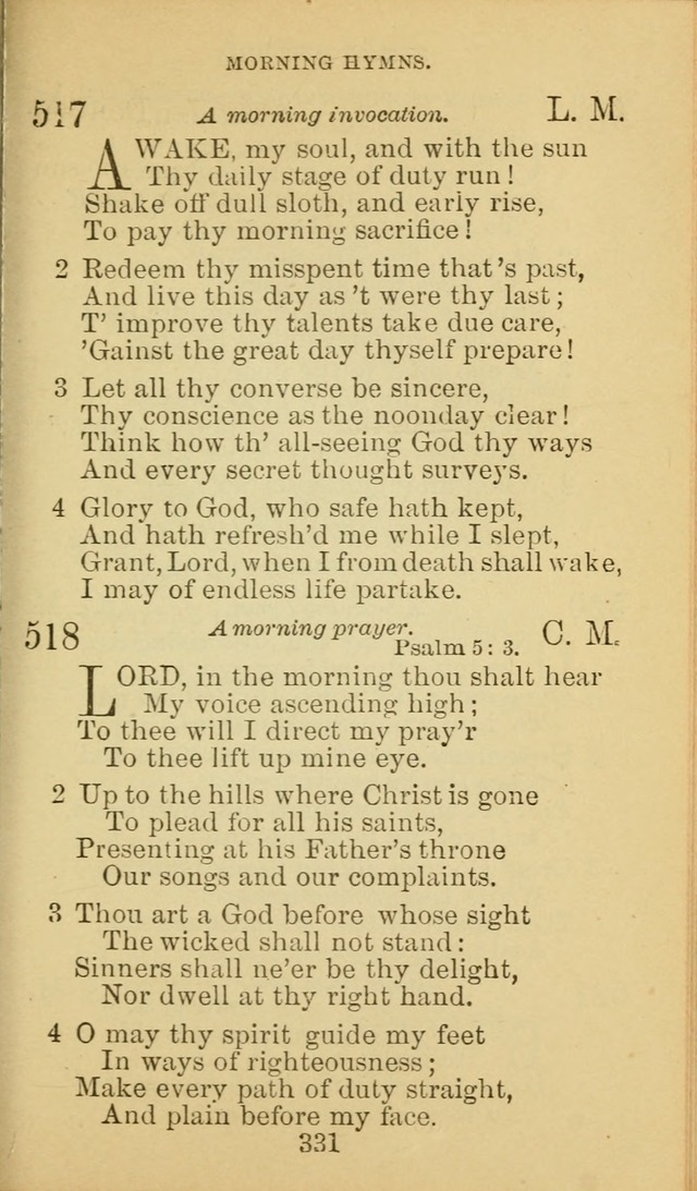 A Collection of Spiritual Hymns: adapted to the Various Kinds of Christian Worship, and especially designed for the use of the Brethren in Christ. 2nd ed. page 333