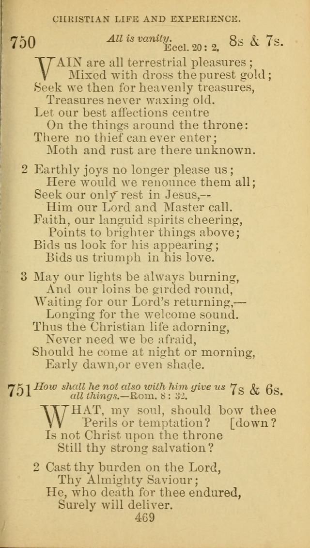 A Collection of Spiritual Hymns: adapted to the Various Kinds of Christian Worship, and especially designed for the use of the Brethren in Christ. 2nd ed. page 473