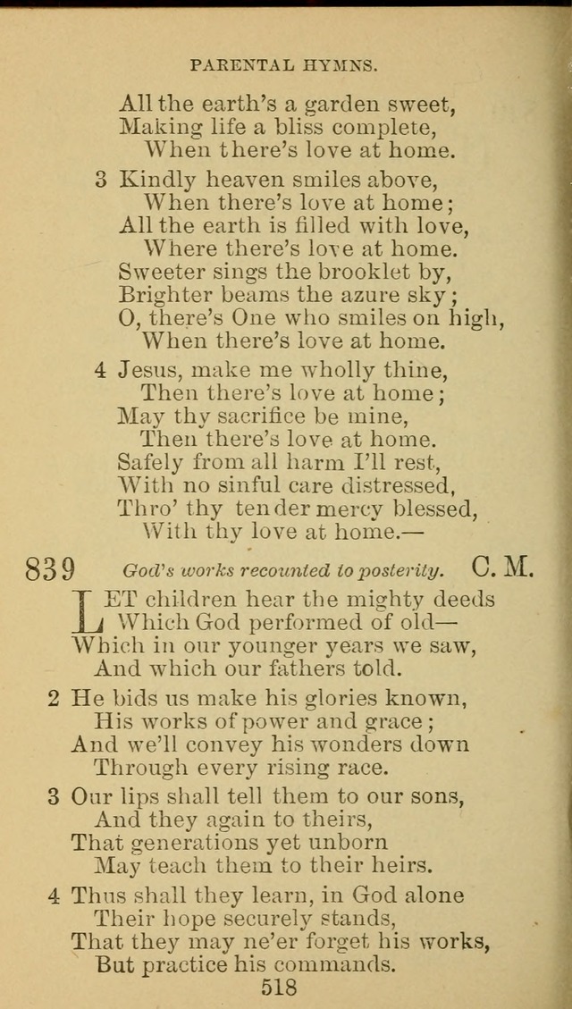 A Collection of Spiritual Hymns: adapted to the Various Kinds of Christian Worship, and especially designed for the use of the Brethren in Christ. 2nd ed. page 524